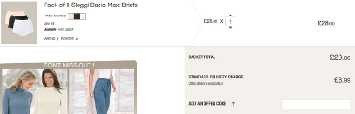 Damart discount code box